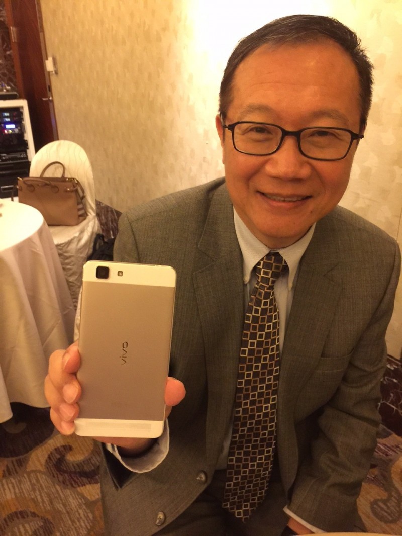 敦泰董事長胡正大。(記者卓怡君攝)