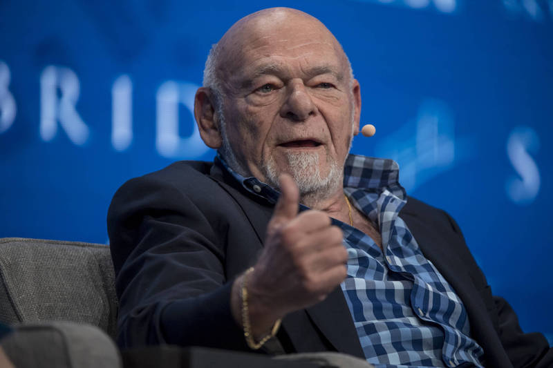 美國億萬投資人、私人投資公司「Equity Group Investments」的創始人兼董事長澤爾（Sam Zell）。（彭博）