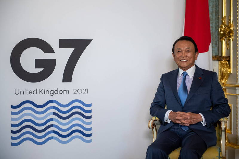 G7挺全球最低企業稅麻生太郎 為推動更廣泛協議增加動力 自由財經