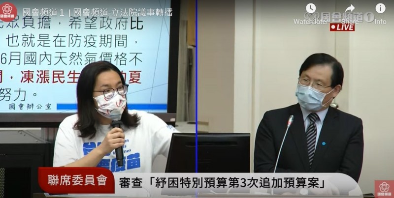 國民黨立委陳玉珍今質詢時呼籲經濟部應凍漲夏季電價,經濟部次長林全能強調,會審慎評估(翻攝網路)
