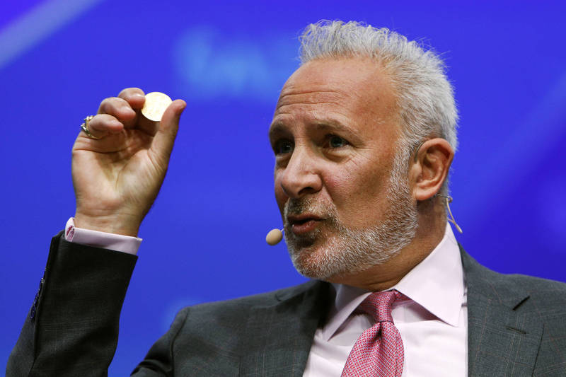 黃金多頭、貴金屬貿易商SchiffGold董事長希夫(Peter Schiff)。(彭博)