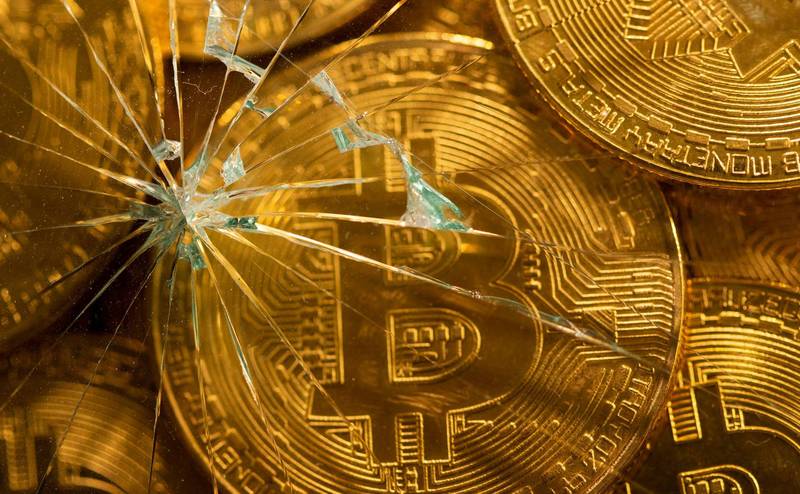 比特幣今年第2季大跌了41%。(示意圖,路透)