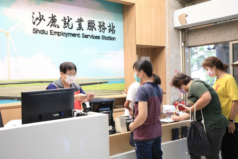 海線聯合徵才活動登場。（記者張軒哲攝）