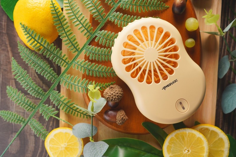 動力科技自主研發生產的「隨身型抗菌風扇」，有望成為成長新動能。（動力科技提供）