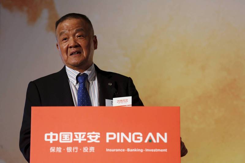 中國平安董事長馬明哲與馬雲、馬化騰熟識。(路透社)