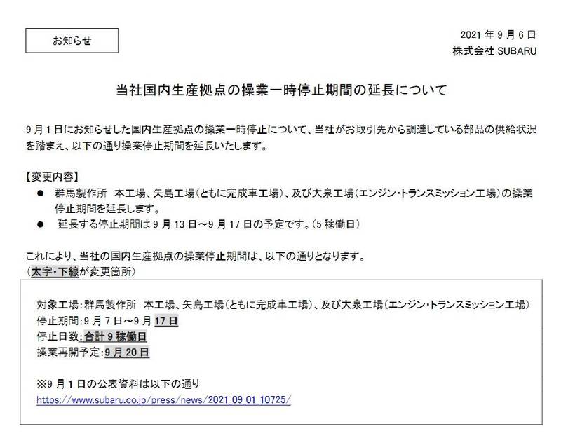 東南亞疫情狂燒打亂供應鏈subaru停工再延長 自由財經