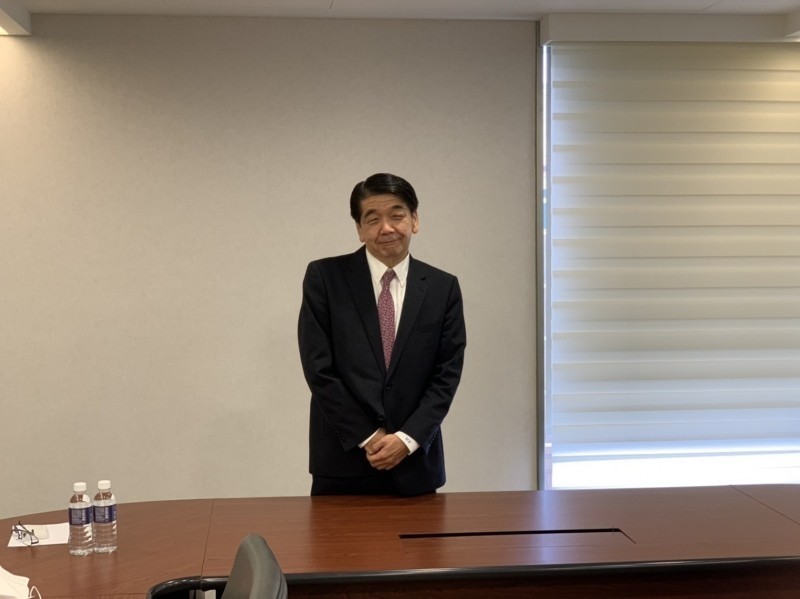 永大董事座長島真。(記者林菁樺攝)