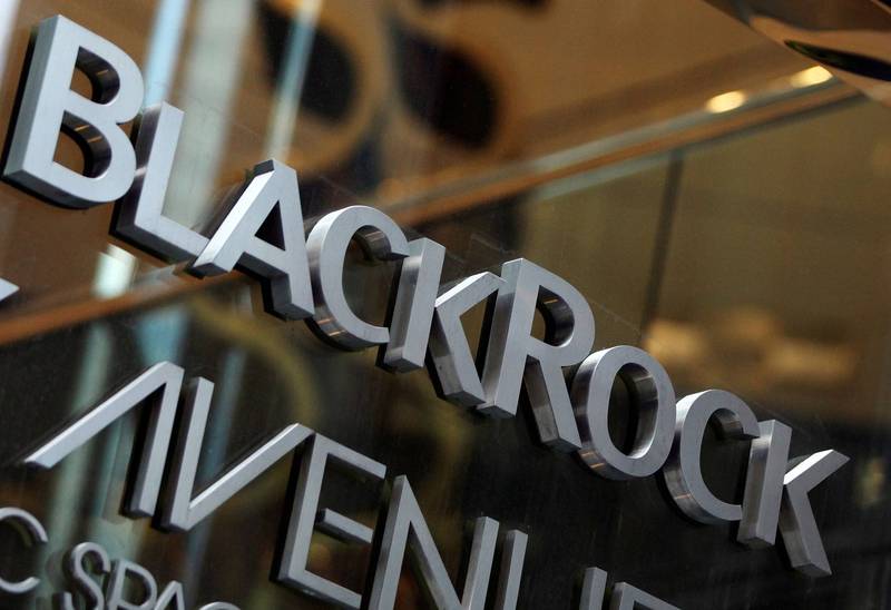 美國投資管理公司貝萊德（BlackRock）。（資料照，路透）