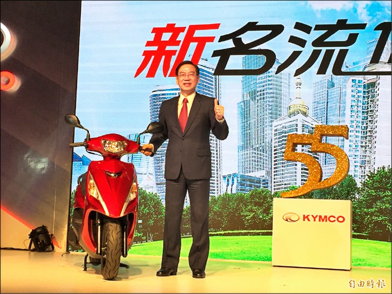 光陽機車執行長柯俊斌坦言，目前缺很多晶片，導致內、外銷很多機型都無法生產。
（記者楊雅民攝）