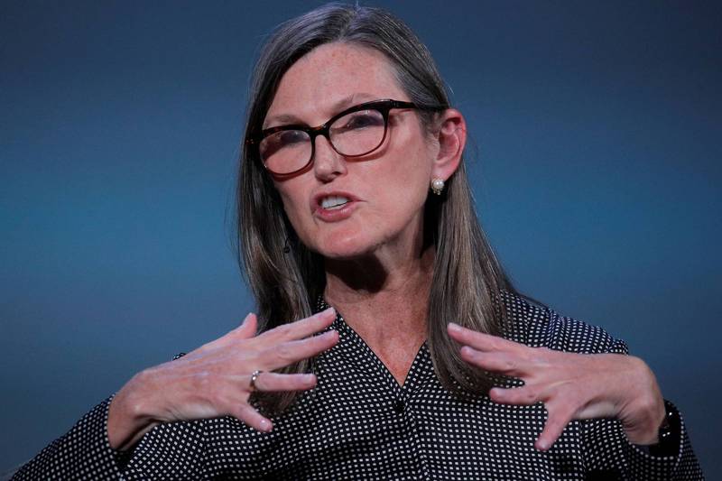 伍德（Cathie Wood）對特斯拉充滿信心，儘管本週經歷一波拋售，她仍預測特斯拉會在5年達到3000美元。（路透）