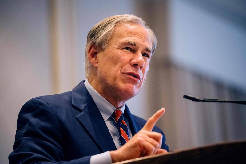德州州長艾波特(Greg Abbott)。(法新社)