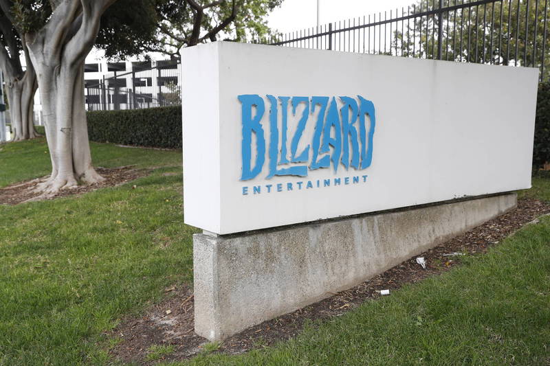 美國遊戲巨頭暴雪最近負面消息頻傳，有員工稱已經籌組工會，藉由工會力量影響公司決策。（歐新社）