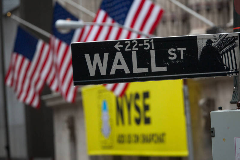 華爾街對於美股前景的看法似乎正在惡化。（資料照，彭博）