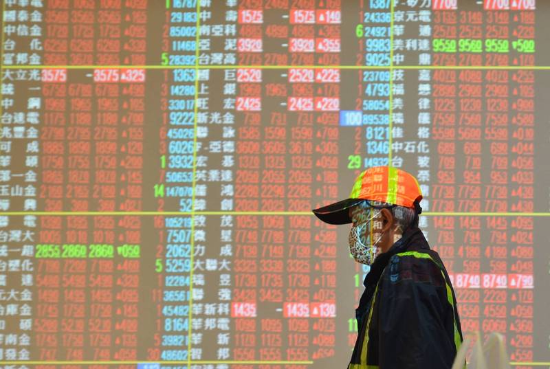 電金傳齊揚,終場指數漲507點收復17400點(資料照)