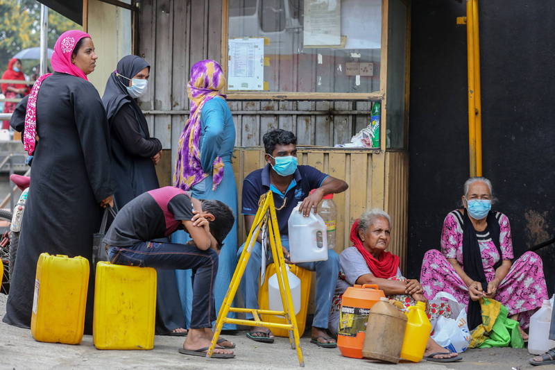 斯里蘭卡因通膨民不聊生。（資料照，歐新）