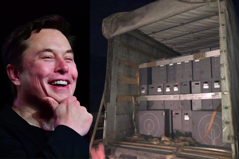 馬斯克表示，俄國需要大量的反衛星導彈才有可能將星鏈衛星徹底銷毀。（擷自「Mykhailo Fedorov」推特、法新社，本報合成）