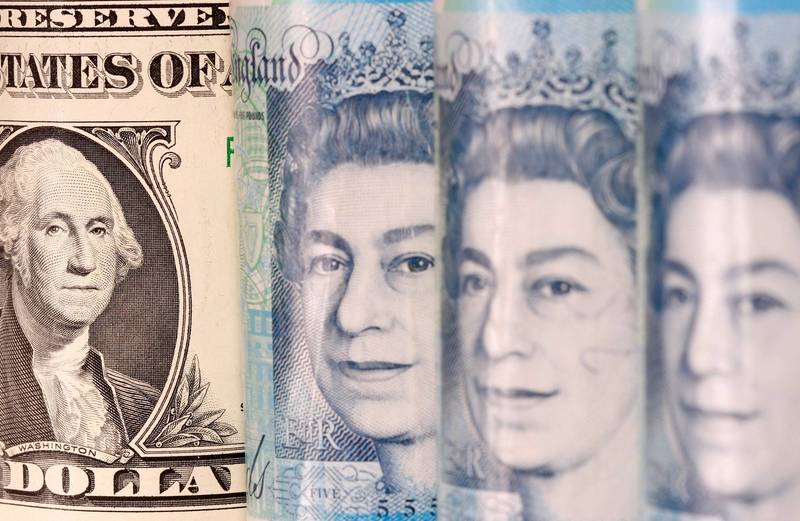 英鎊曾為世界儲備貨幣，但在20世紀中葉被美元取代。（資料照，路透）