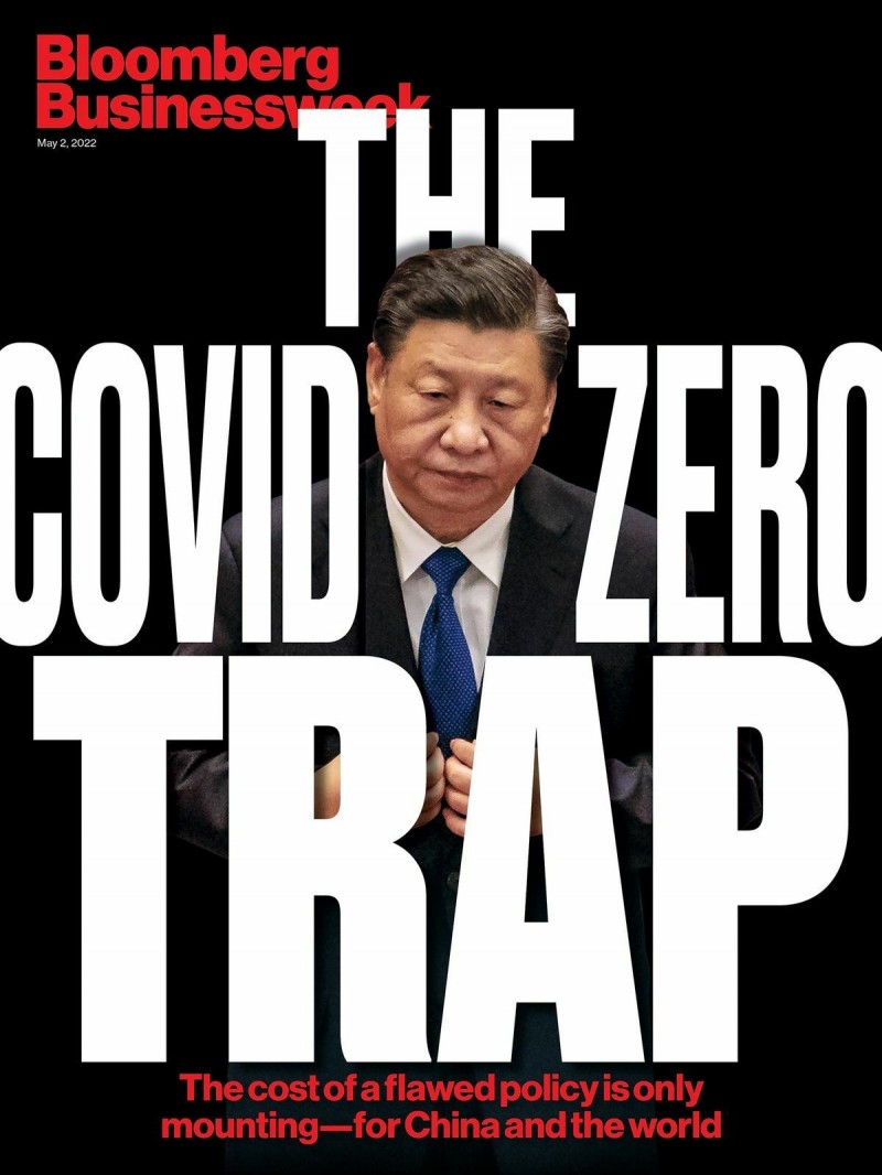 專家指出中國經濟面臨4大威脅,包括房市疲弱、清零政策、高風險的外部貸款和烏俄戰爭。 (彭博)