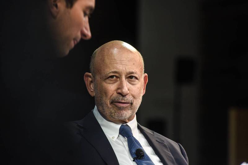 布蘭克梵(Lloyd Blankfein)敦促企業和消費者,為美國經濟衰退做好準備,因美國有非常高的風險會出現。(資料照,法新)
