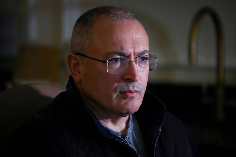 霍多科夫斯基（Mikhail Khodorkovsky）2003年因金援俄國反對黨而與普廷翻臉，以詐欺和逃稅罪名被判入獄（資料照，路透）