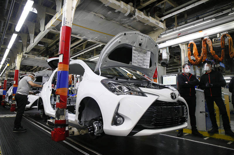 豐田預期汽車產能恢復 協調零組件廠調降價格