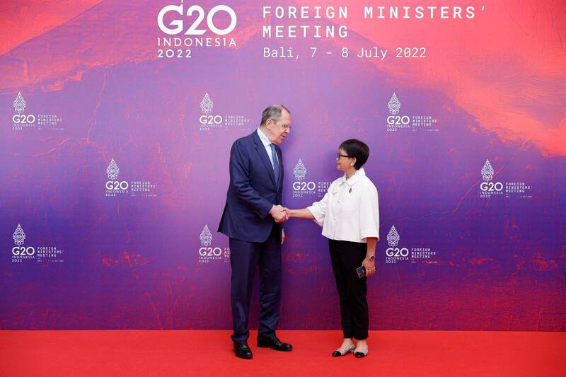 G20會議上 俄外長被喊「為何不停止戰爭」