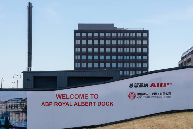 斥資17億英鎊的東倫敦重建計畫成了爛尾。（彭博）