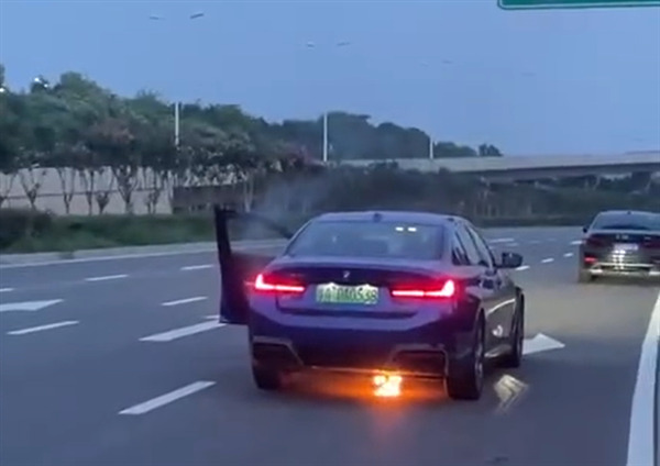 鄭州BMW i3自燃起火？原因不明