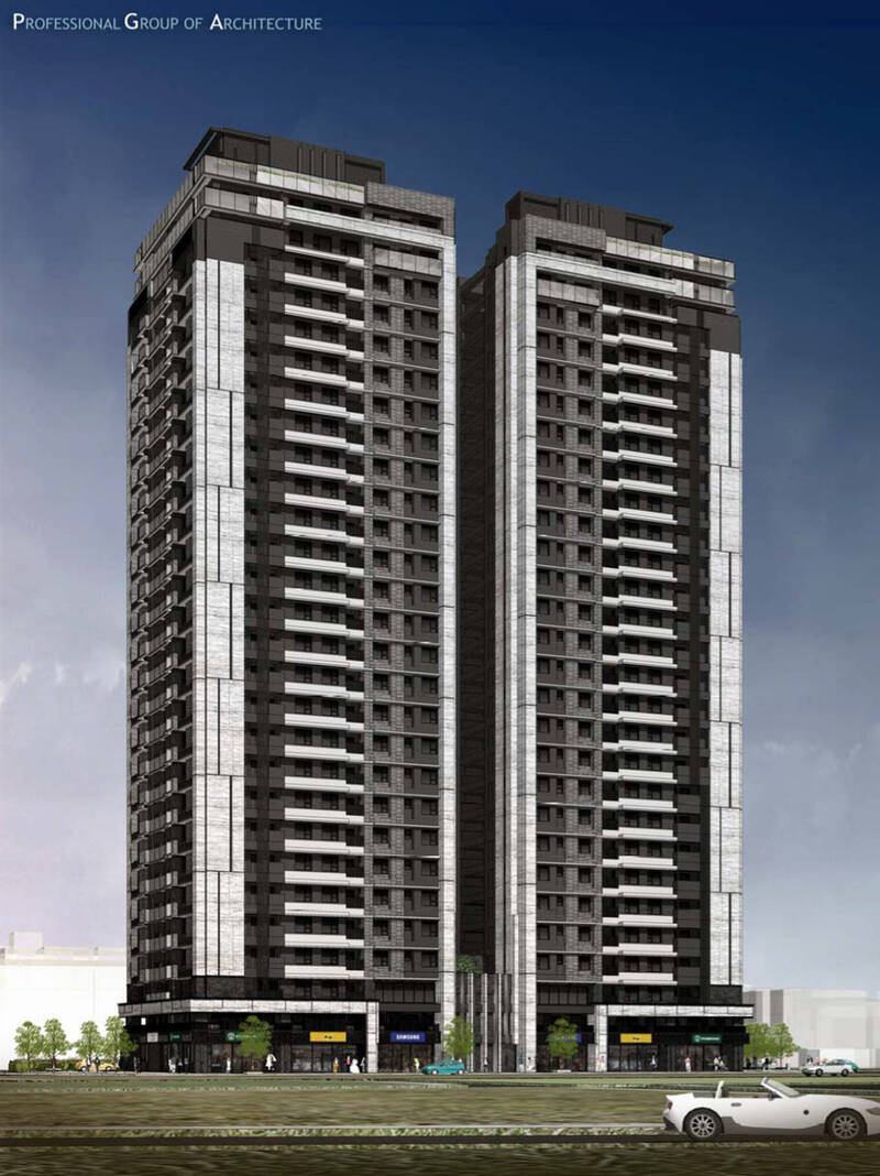 新北市多元都更案累計核准750案，是過去歷年總和的4倍，圖為永和得和段都更案完工模擬圖。（都更處提供）