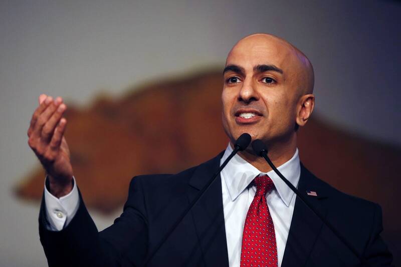 美國明尼亞波利斯聯邦準備銀行總裁卡西卡里(Neel Kashkari)表示,通膨持續時間比想像更久是目前最大擔憂。(路透資料照)