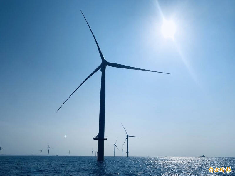 離岸風電是我國能源轉型政策之一。(資料照)