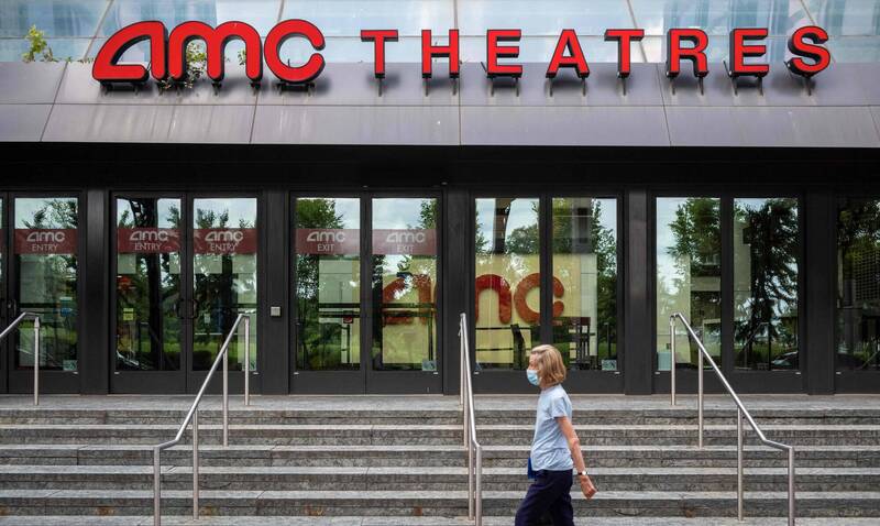 2021年萬達放棄對美國影視娛樂公司AMC的控制權。（法新資料照）