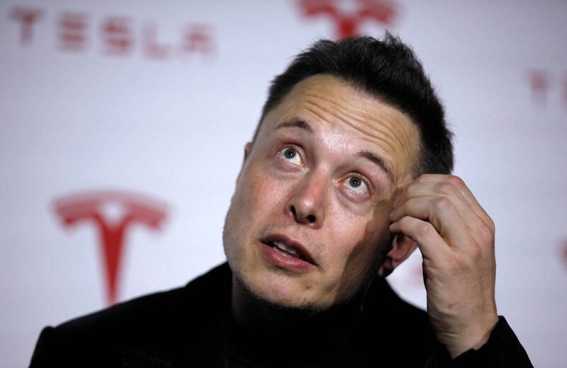 特斯拉(Tesla)執行長馬斯克(Elon Musk)。(路透)