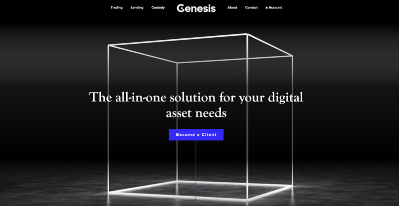 FTX風暴蔓延 全球第一大加密貨幣借貸商Genesis暫停提取功能。(圖結取自Genesis官網)