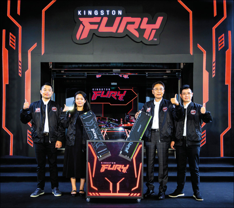 金士頓今年在竹科成立全球首座Kingston FURY電競實驗室。（金士頓提供）
