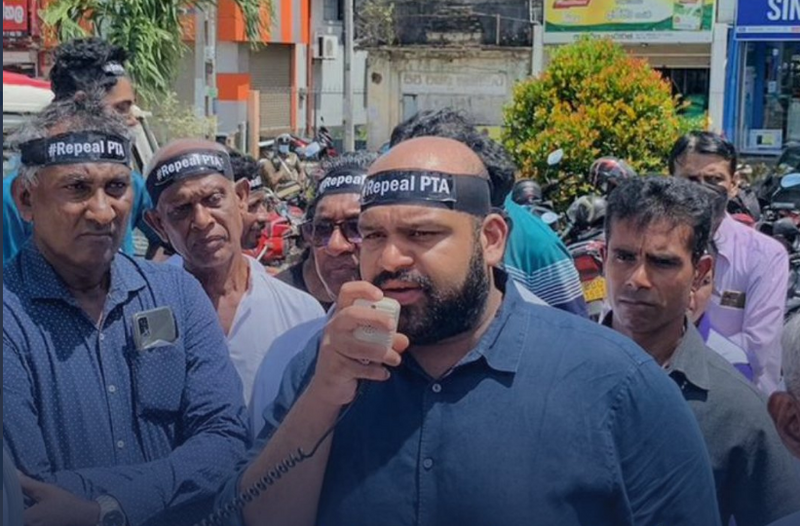 中國遲遲不進行債務協商，斯里蘭卡國會議員拉薩曼尼汗表示，很快就會有一場「中國滾蛋」運動。（圖翻攝自Shanakiyan Rajaputhiran Rasamanickam推特）