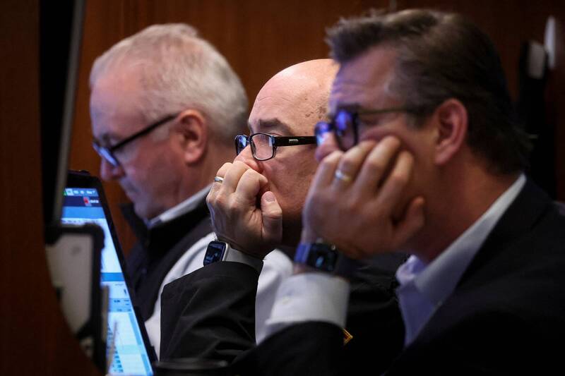 2022全球投資人歷經艱難的1年。（路透社）