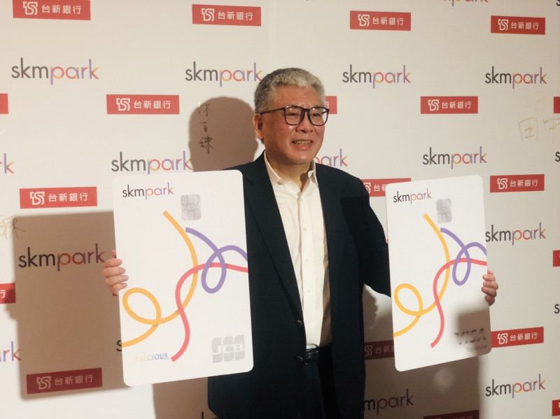 面對星展併花旗消金業務,台新銀總經理尚瑞強分析,不會危及目前前5大發卡機構的地位。(記者王孟倫攝)