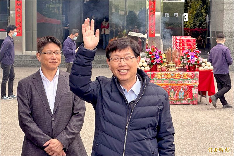 鴻海董事長劉揚偉昨天釋出對景氣看法。（記者方韋傑攝）