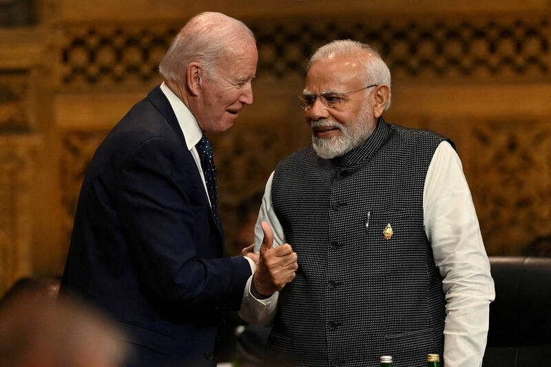 華爾街日報：美與中俄競爭升高 印度趁勢崛起