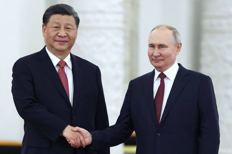 烏克蘭向西方靠攏的同時，俄羅斯和中國的關係變得更為緊密。（法新社資料照）