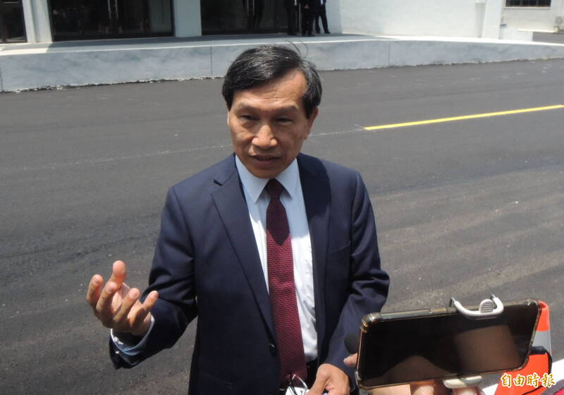 台灣晉陞太空公司董事長陳彥升，希望台灣能成為美方太空科技廠商部份系統及品項的供應鏈。（記者張勳騰攝）