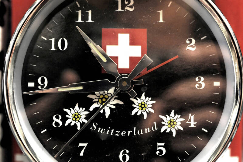 瑞士為鐘錶業王國，最大客戶是美國。（彭博）