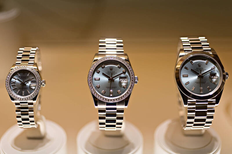 以市場實際入手的角度看待，勞力士最受推崇。（彭博）