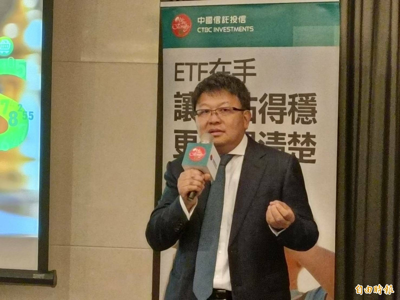 中國信託投信總經理張浴澤指出，看好上櫃市場的爆發力，值得在其中尋找投資黑馬，若加入ESG選股條件，更可有效提升年化報酬率。（記者李靚慧攝）