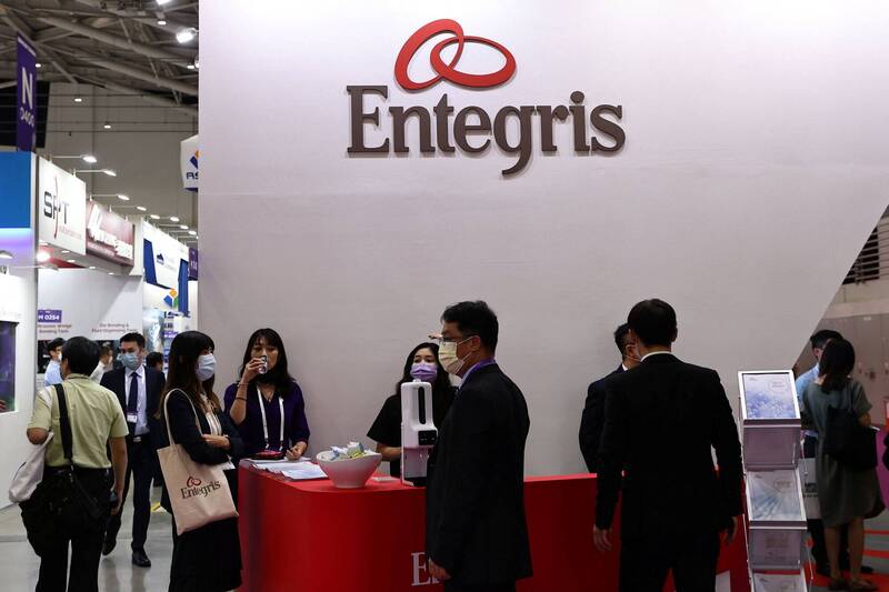 儘管在地緣政治緊張局勢下，Entegris仍致力在台灣投資，已在台灣南部開設最先進的製造中心。（路透資料照）