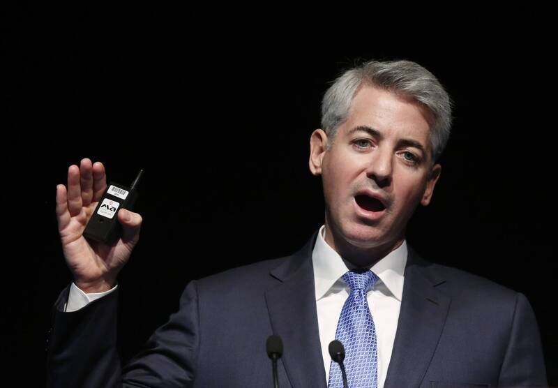 美國對沖基金大亨阿克曼（Bill Ackman）力拱摩根大通（JPMorgan，小摩）執行長戴蒙（Jamie Dimon）競選2024美國總統。（路透）