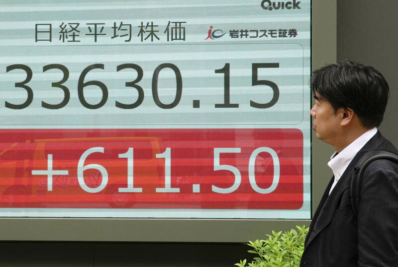 日股正處於1990年代以來，近33年高位。（歐新社）