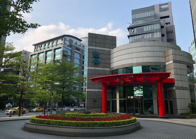 致伸7月營收50.1億元。圖為致伸台北總部大樓。（取自業者官網）