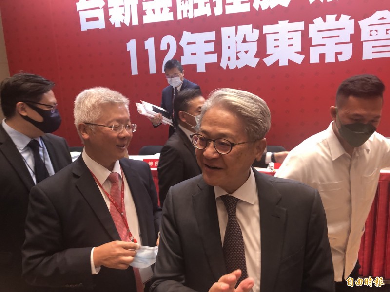 台新金今年前七月獲利破百億元，並創史上同期次高。圖為台新金董事長吳東亮（資料照／記者王孟倫攝）